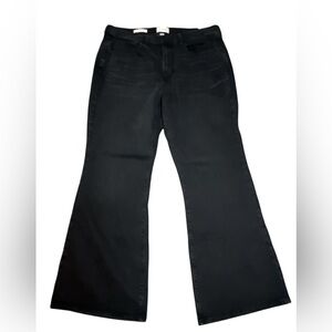 Universal Thread Women's high rise flare Black Wide Leg Jeans 16S